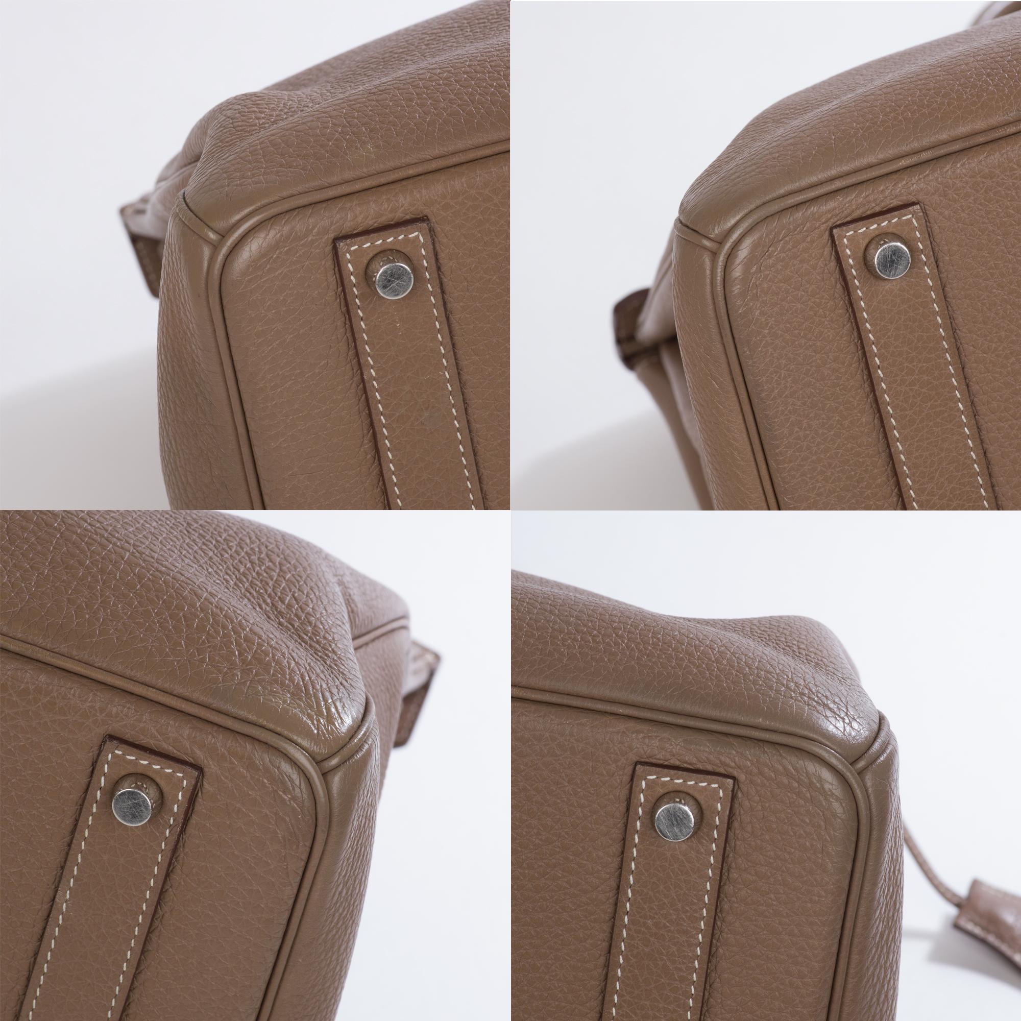 Hermes Birkin 40 Togo Etoupe Bag 4