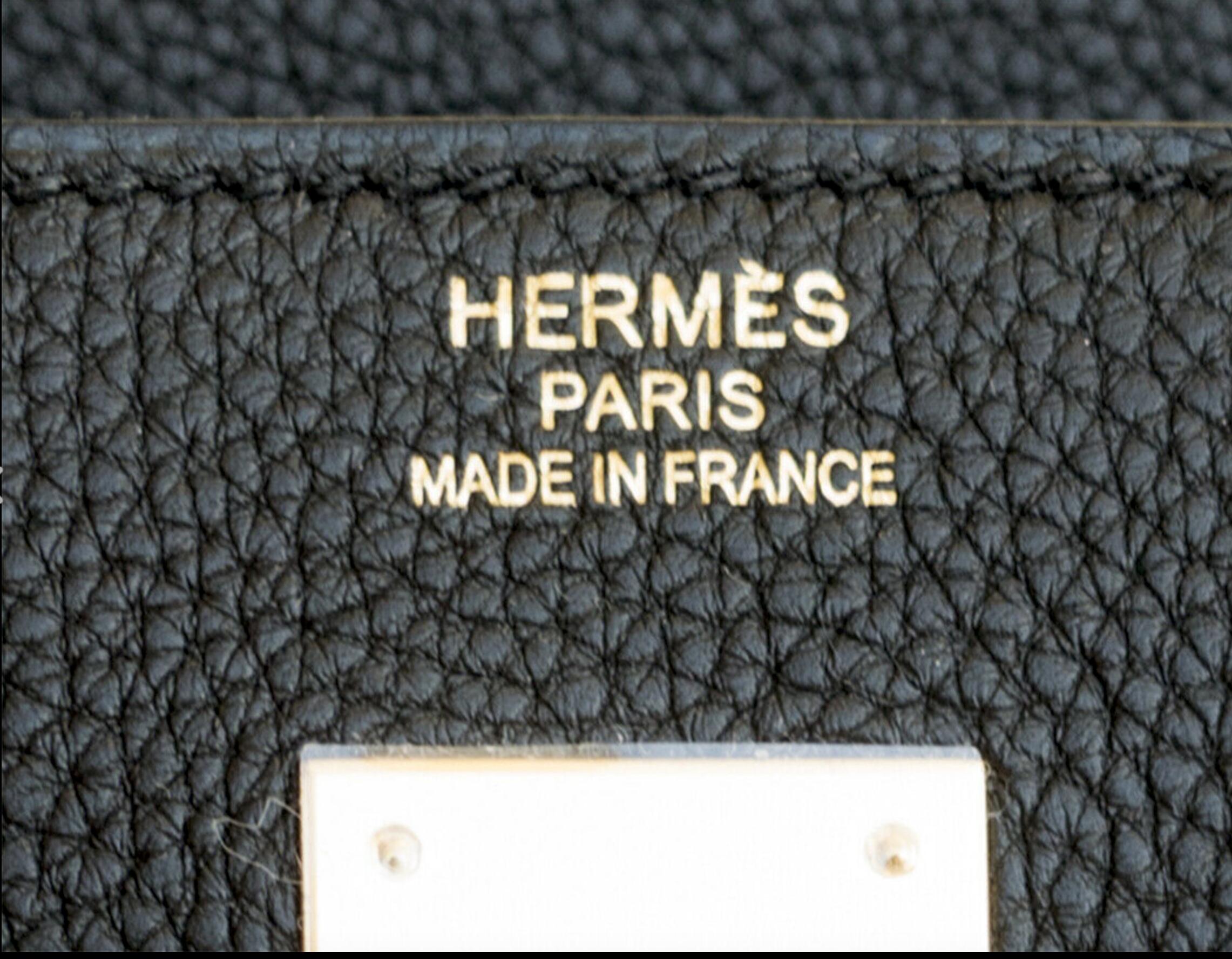 Hermes Birkin 40cm Black Togo Gold Power Birkin Bag NEW RARE 3
