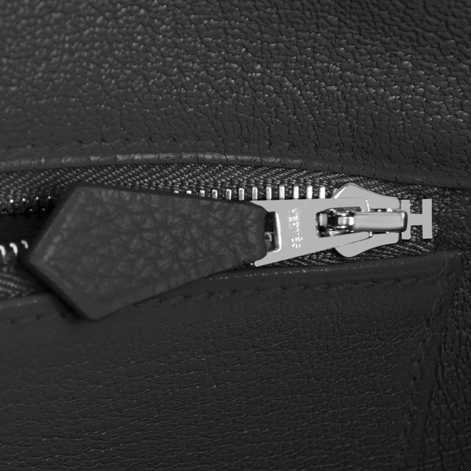 Hermes Birkin 40cm Black Togo Palladium Hardware Bag Z Stamp, 2021 ULTRA RARE 4