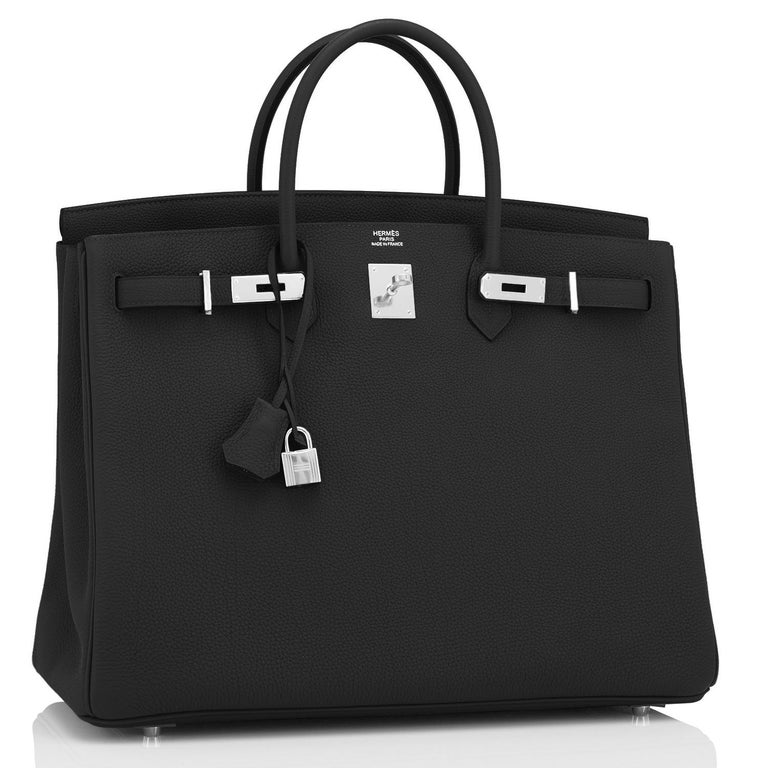 Hermes Birkin 40cm Black Togo Palladium Hardware Bag Z Stamp, 2021 ULTRA  RARE at 1stDibs | birkin 40 black, hermes birkin 40 price 2021, hermes  birkin bag price 2021