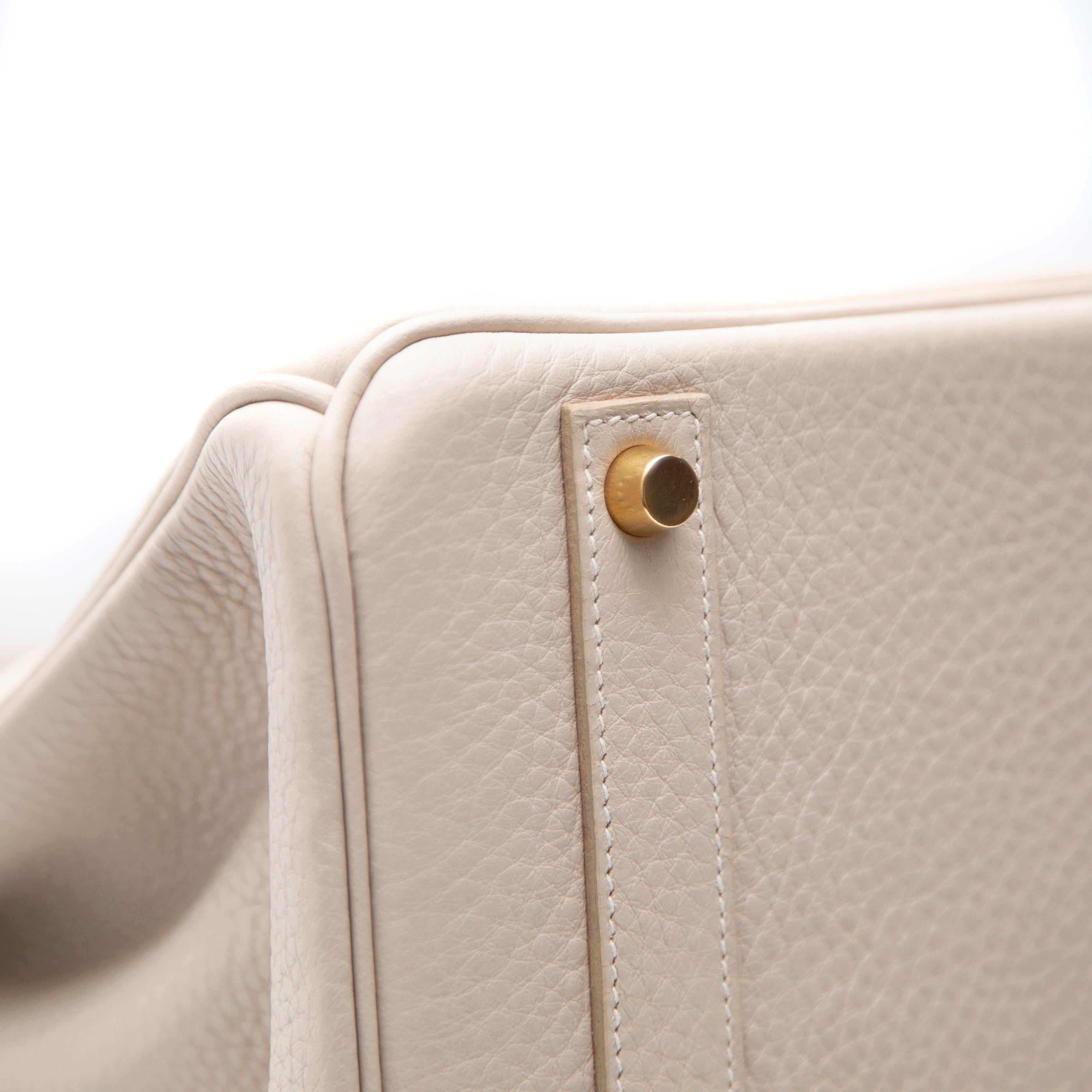 Hermès Birkin 40CM in pelle delle Ardenne con finiture dorate in vendita 4