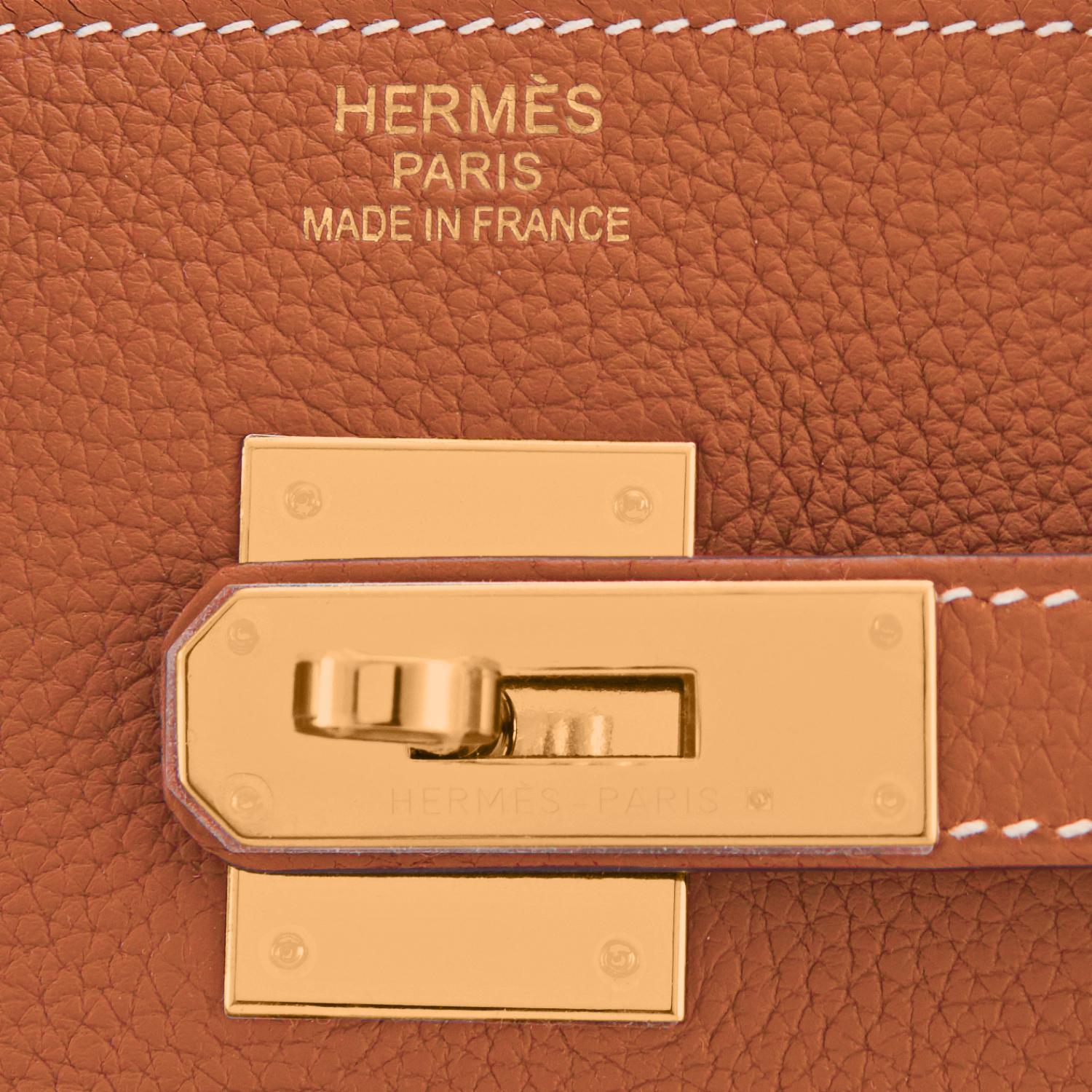 Hermes Birkin 40cm Gold Togo Gold Power Birkin Tan Bag Z Stamp, 2021 4
