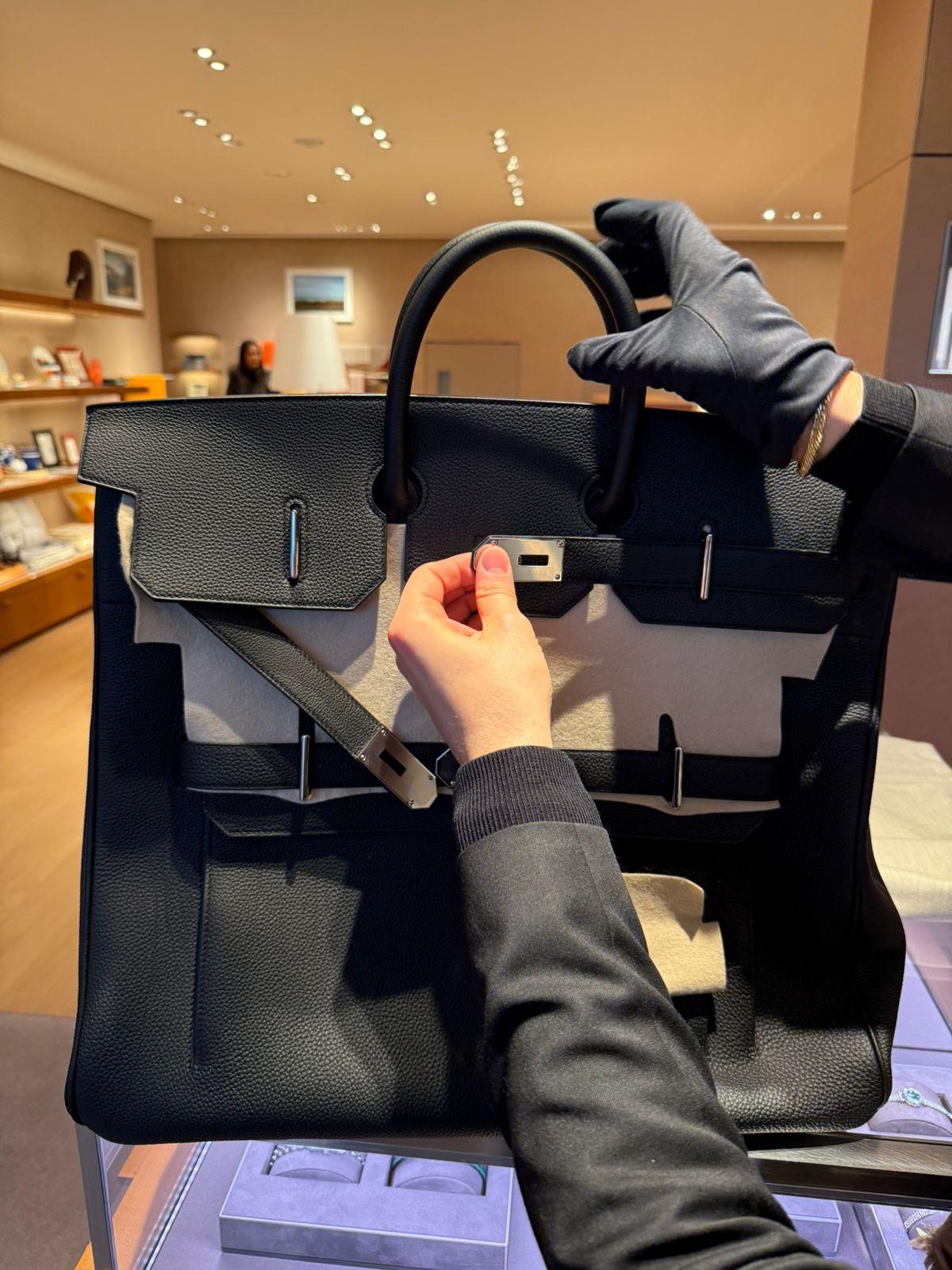 Hermes Birkin 50 Caban Togo Limited Edition Multipocket Bag  2025 en vente 6