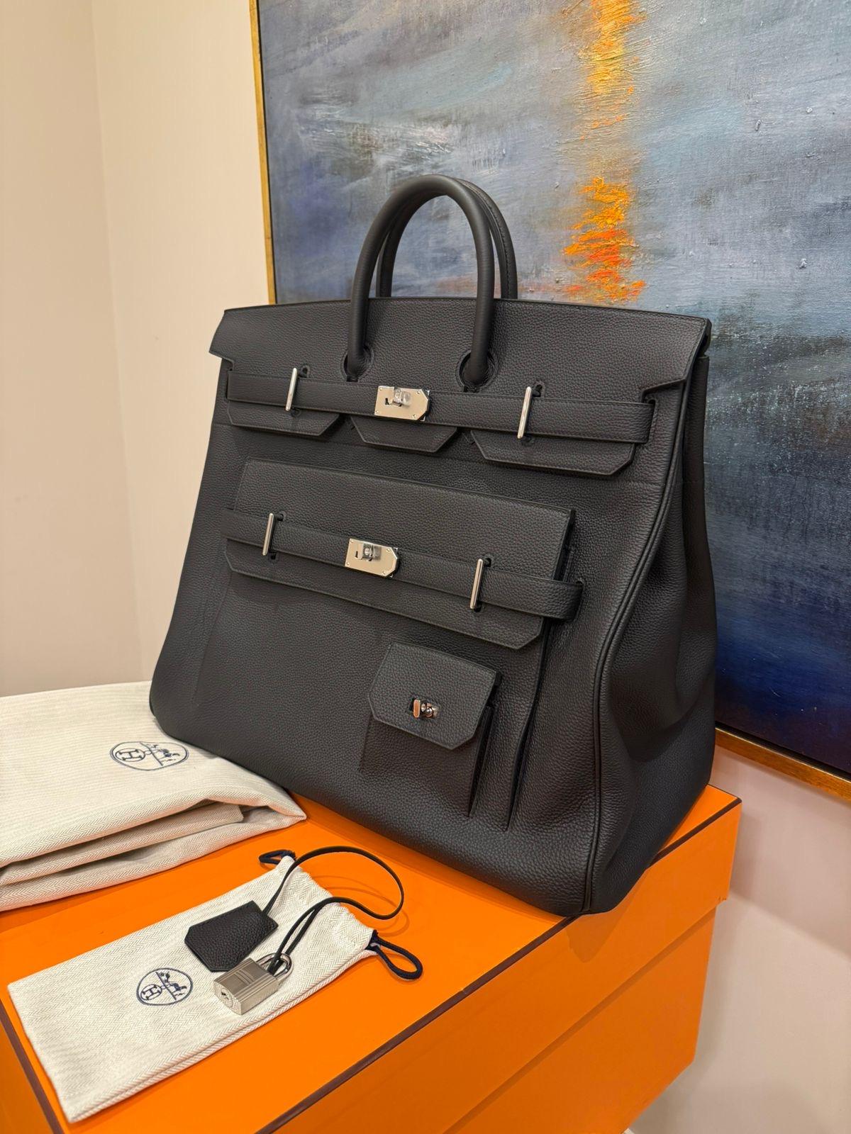 Hermes Birkin 50 Caban Togo Limited Edition Multipocket Bag  2025 Unisexe en vente