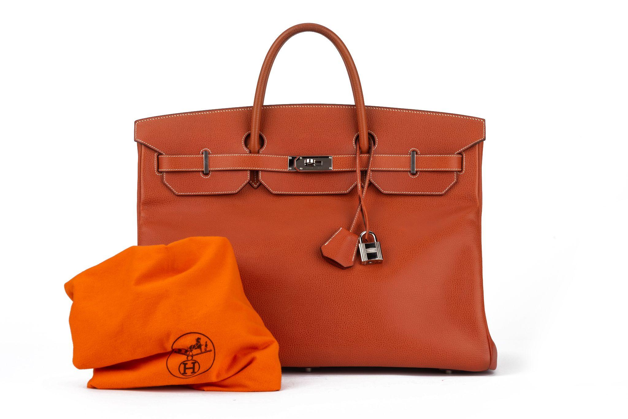 Hermès Birkin 50 Etrusque Weekender 12
