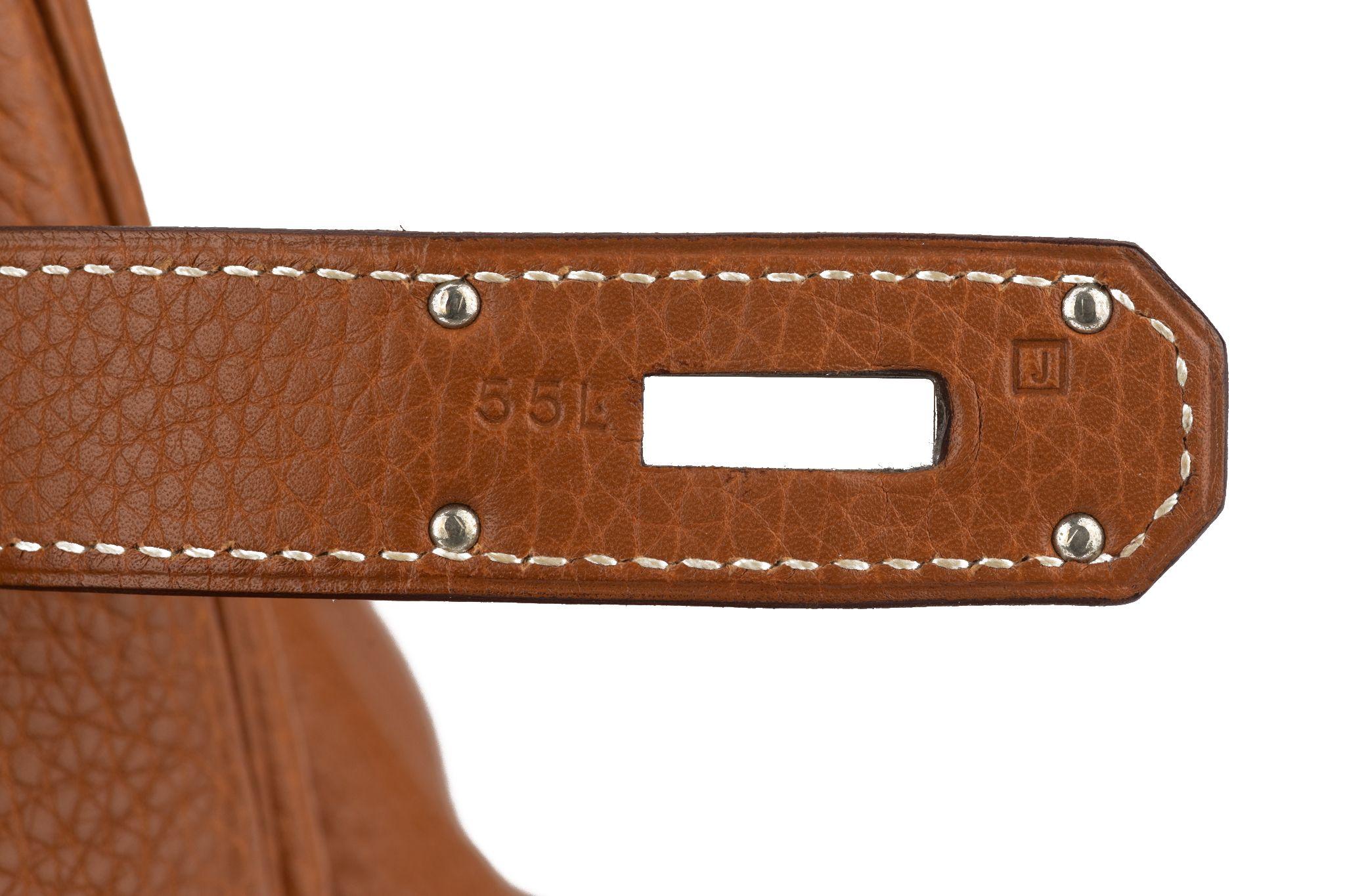 Hermès Birkin 50 Oro Palladio Unisex 11
