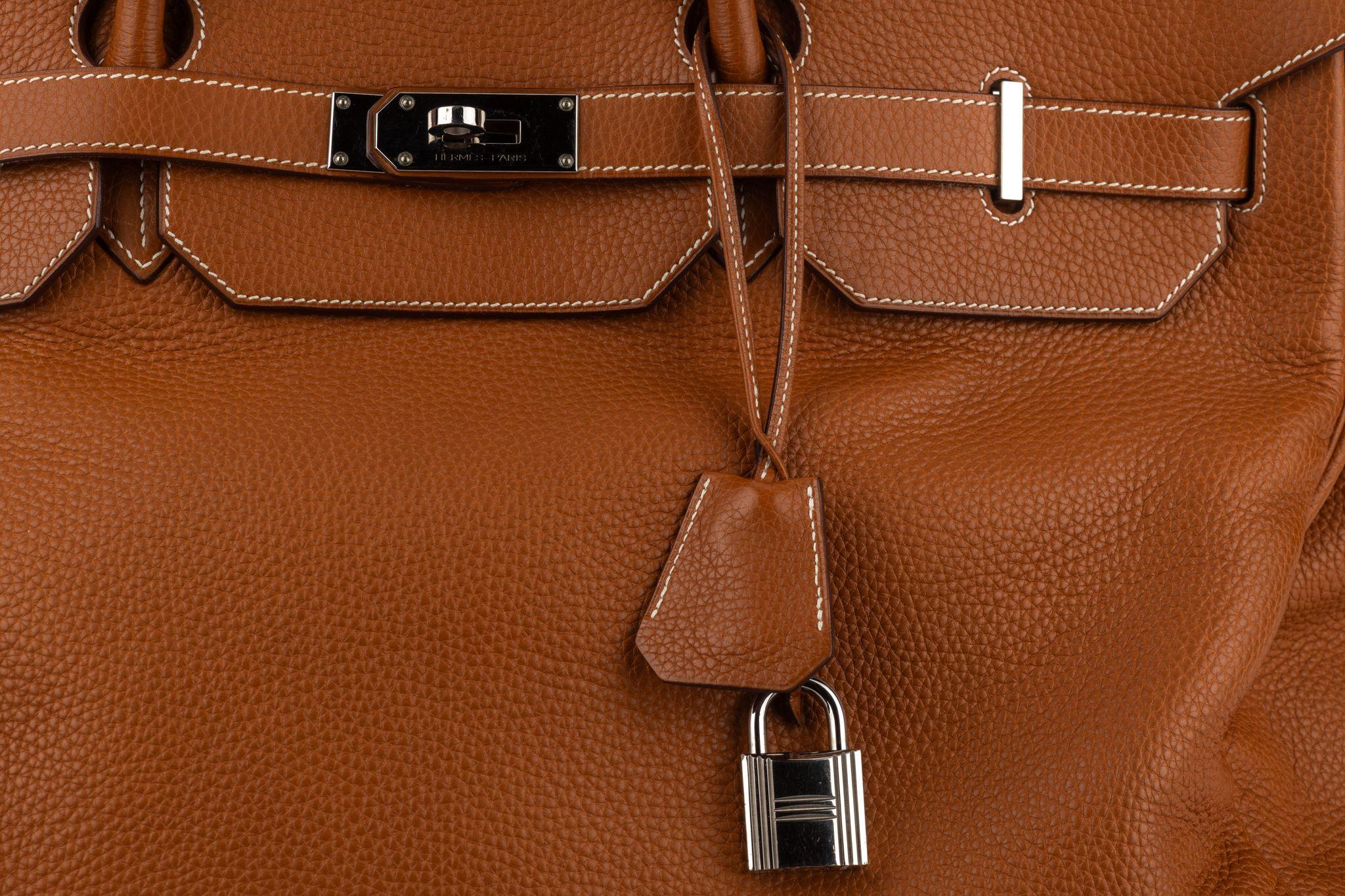 Hermès Birkin 50 Oro Palladio Unisex 3