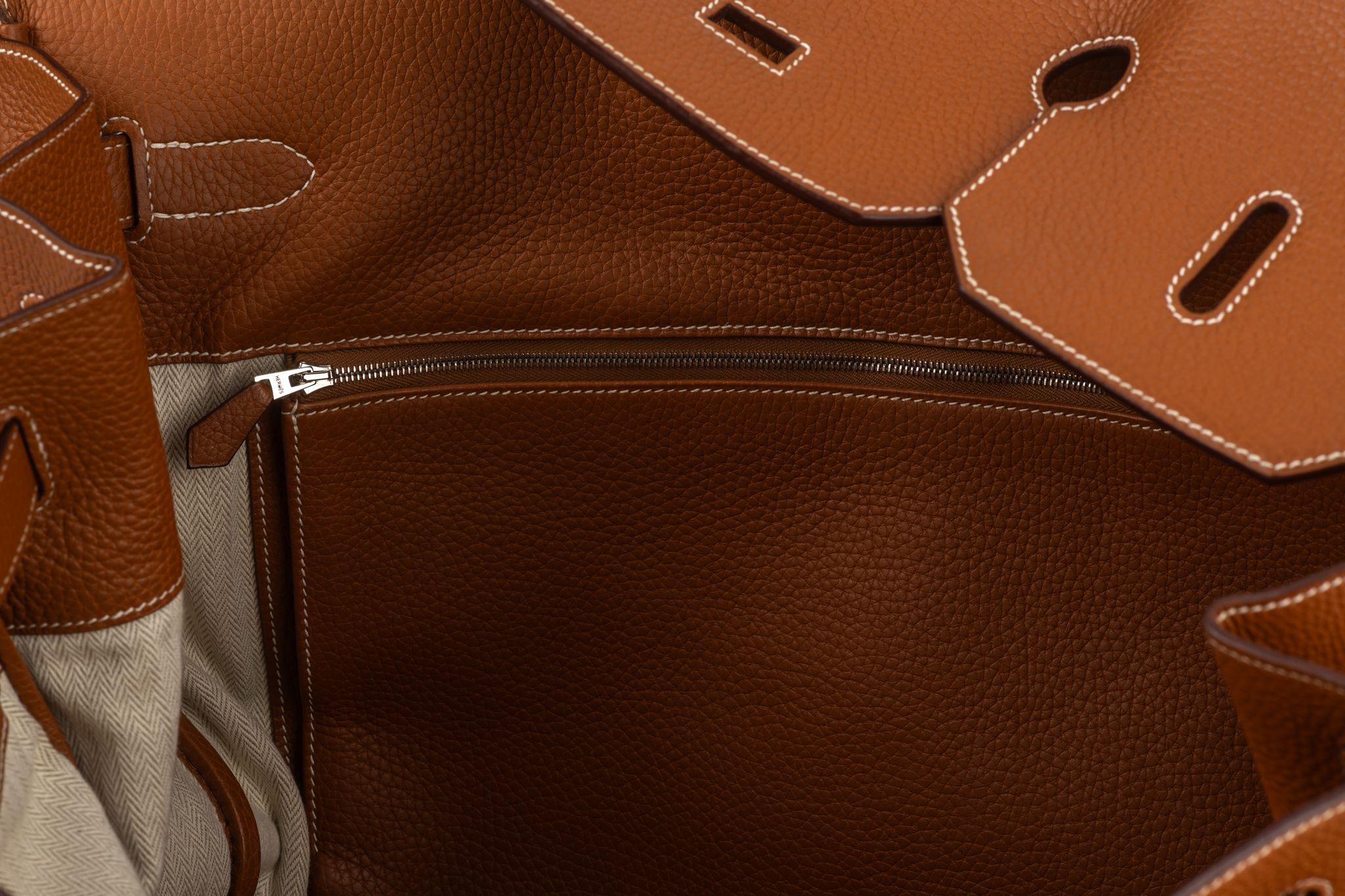 Hermès Birkin 50 Oro Palladio Unisex 6
