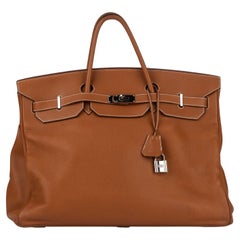 Hermès Birkin 50 Or Palladium Unisex