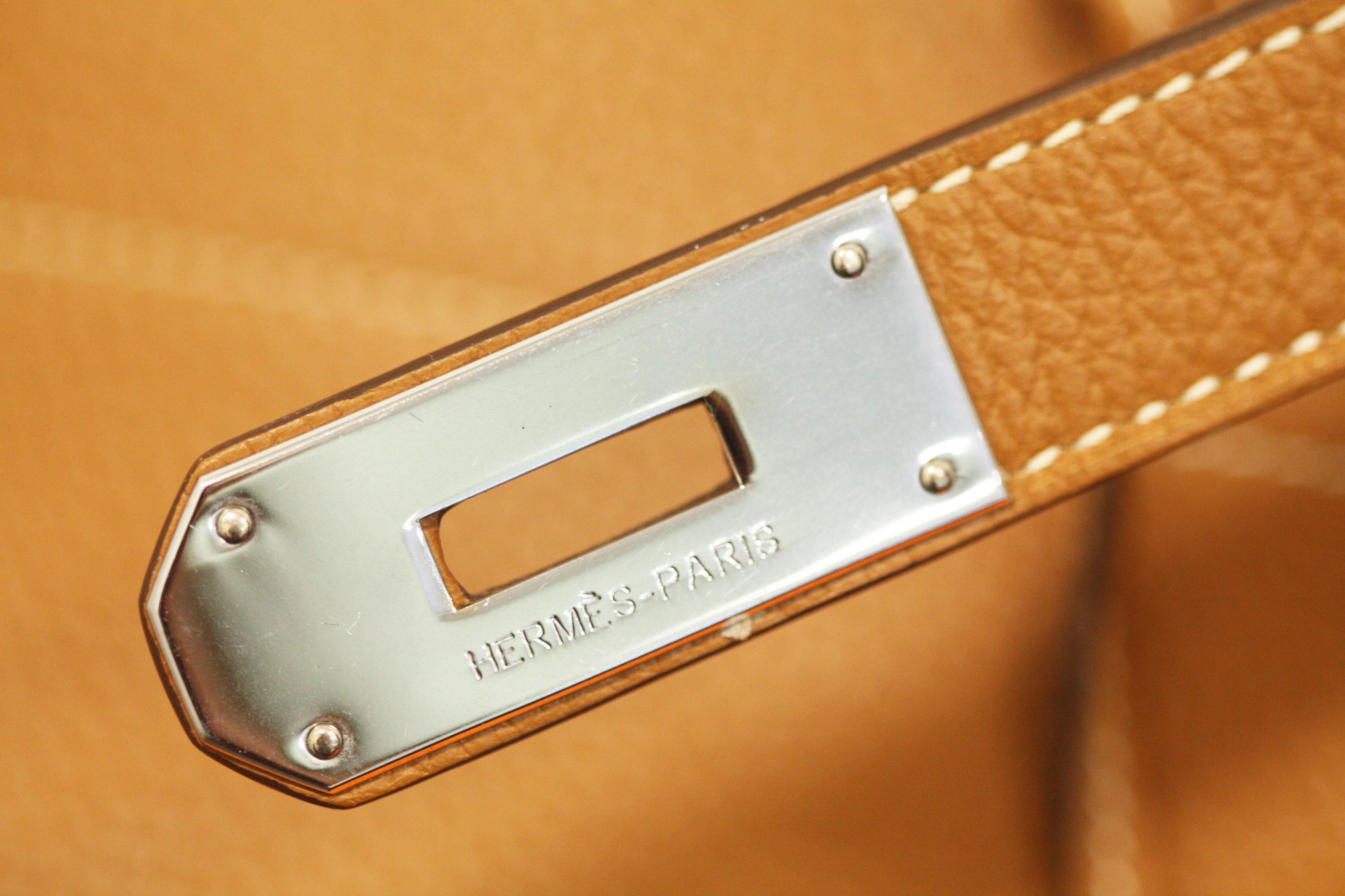 Hermès Birkin 50cm Brown Togo Leather Tote For Sale 3