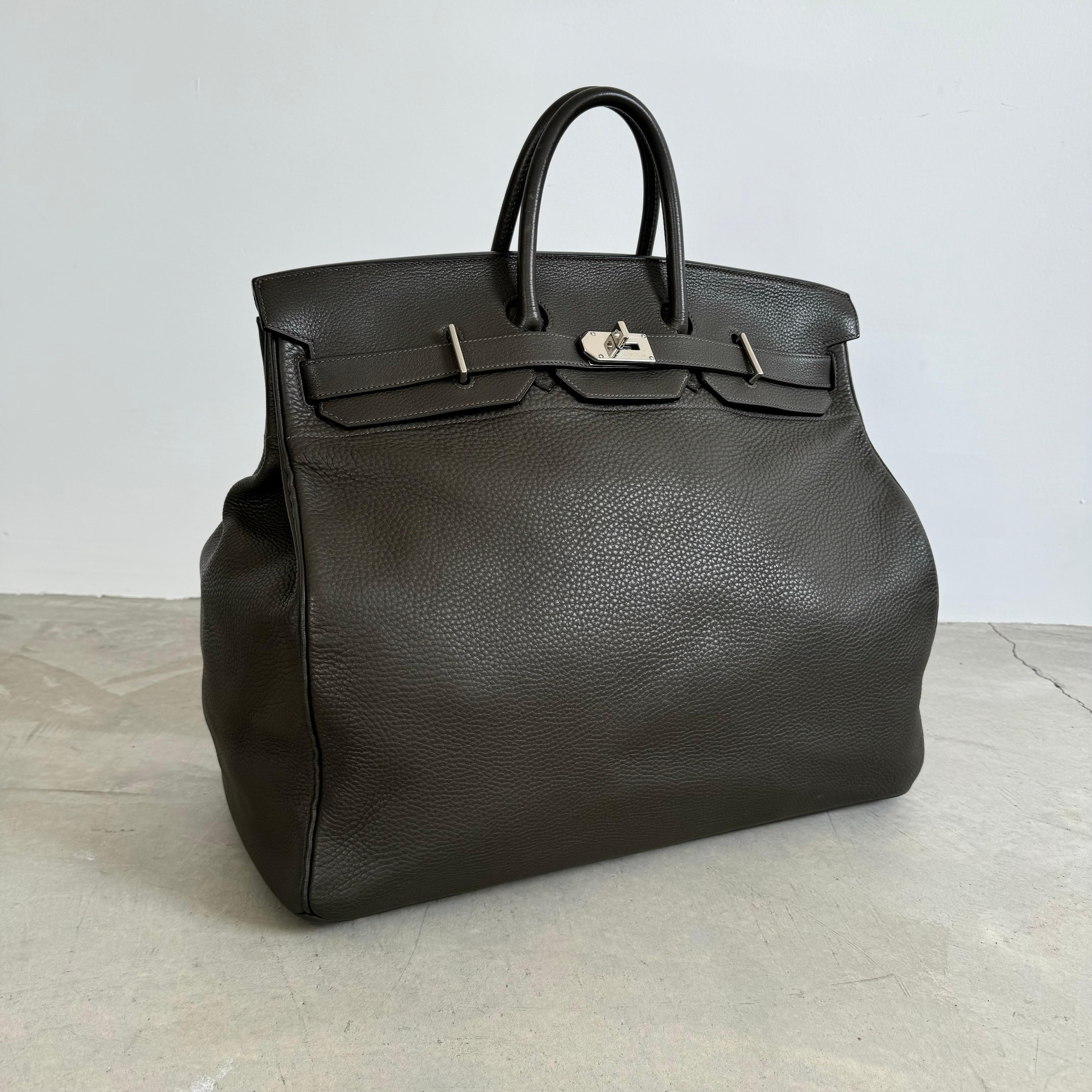 Black Hermes Birkin 50cm HAC For Sale