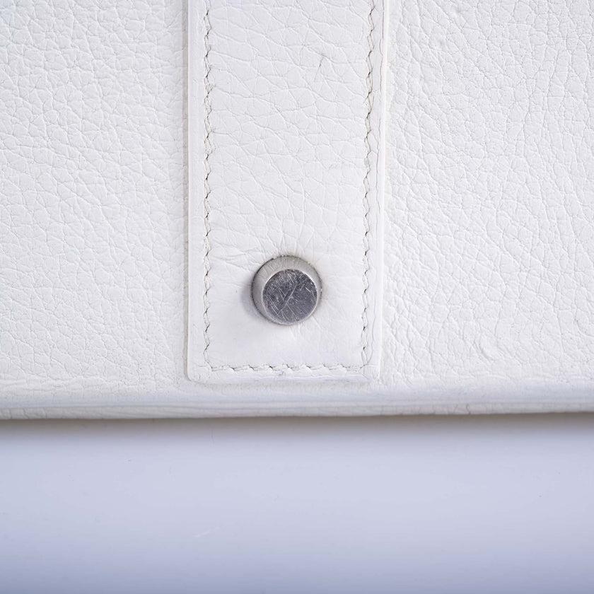 Hermès Birkin 55 White Togo Palladium Hardware Travel Bag For Sale 2