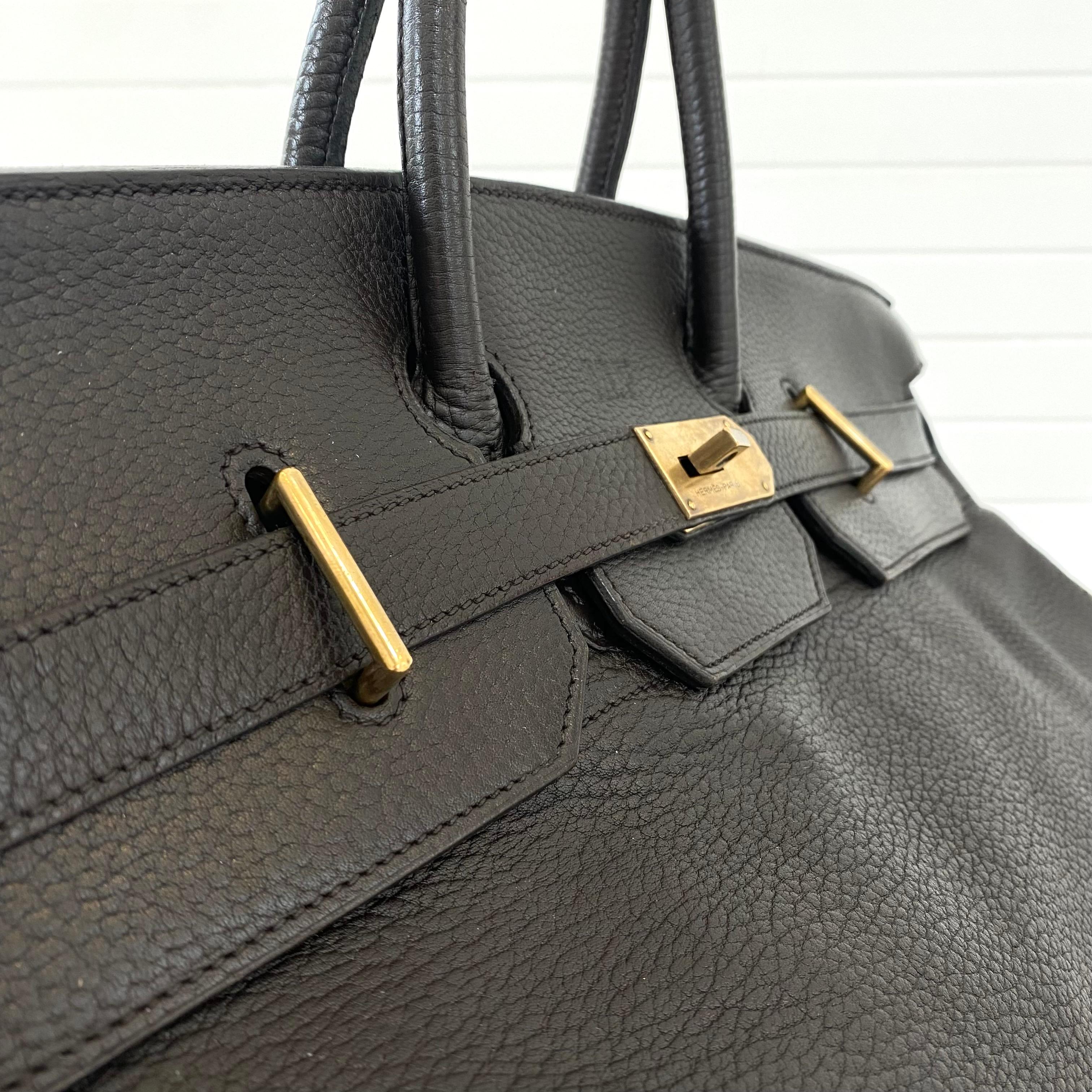 Hermes Birkin 55cm HAC, 1990s France In Good Condition In Los Angeles, CA