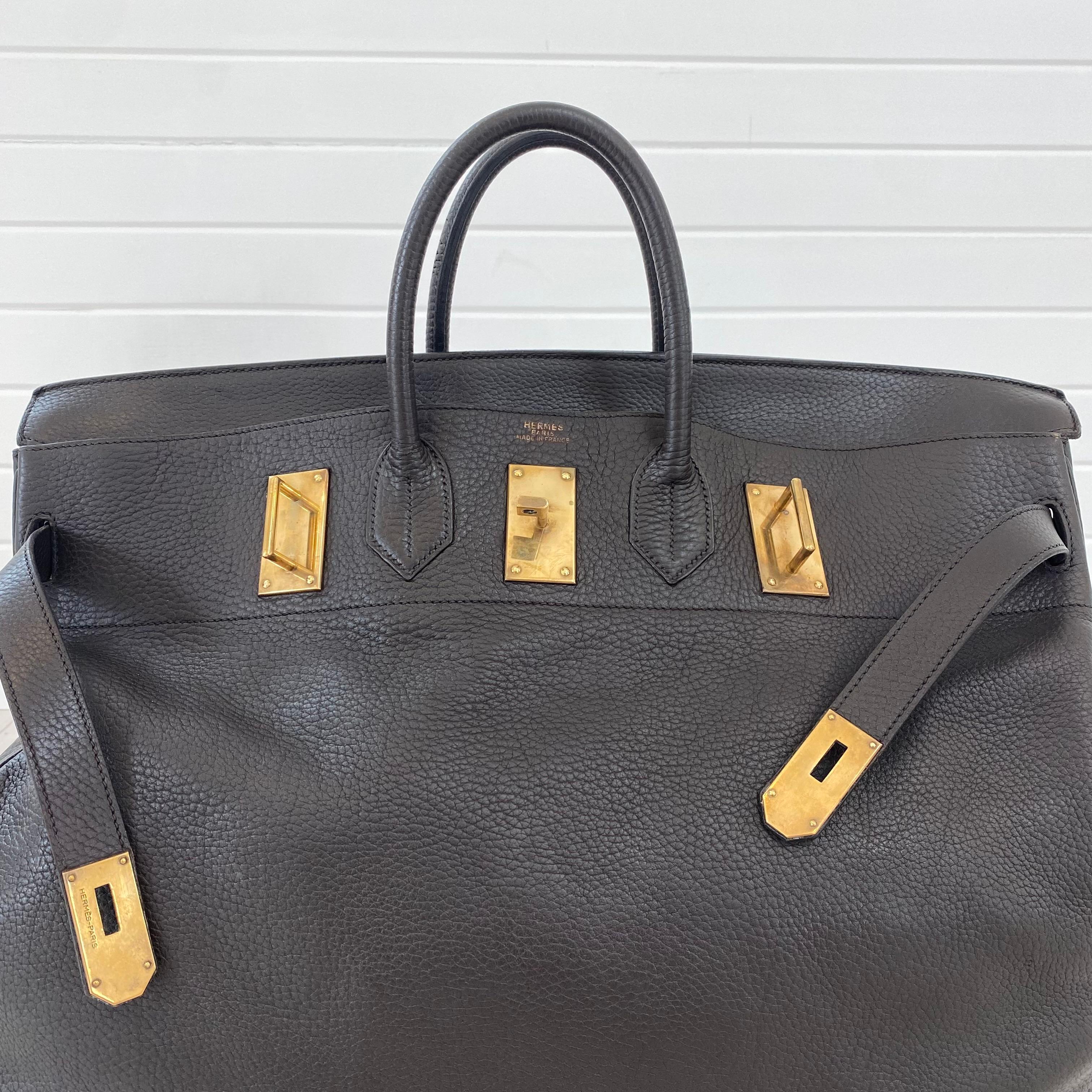 Late 20th Century Hermes Birkin 55cm HAC, 1990s France