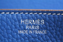 Hermès Birkin And White Togo 35cm Palladium Hardware Tote