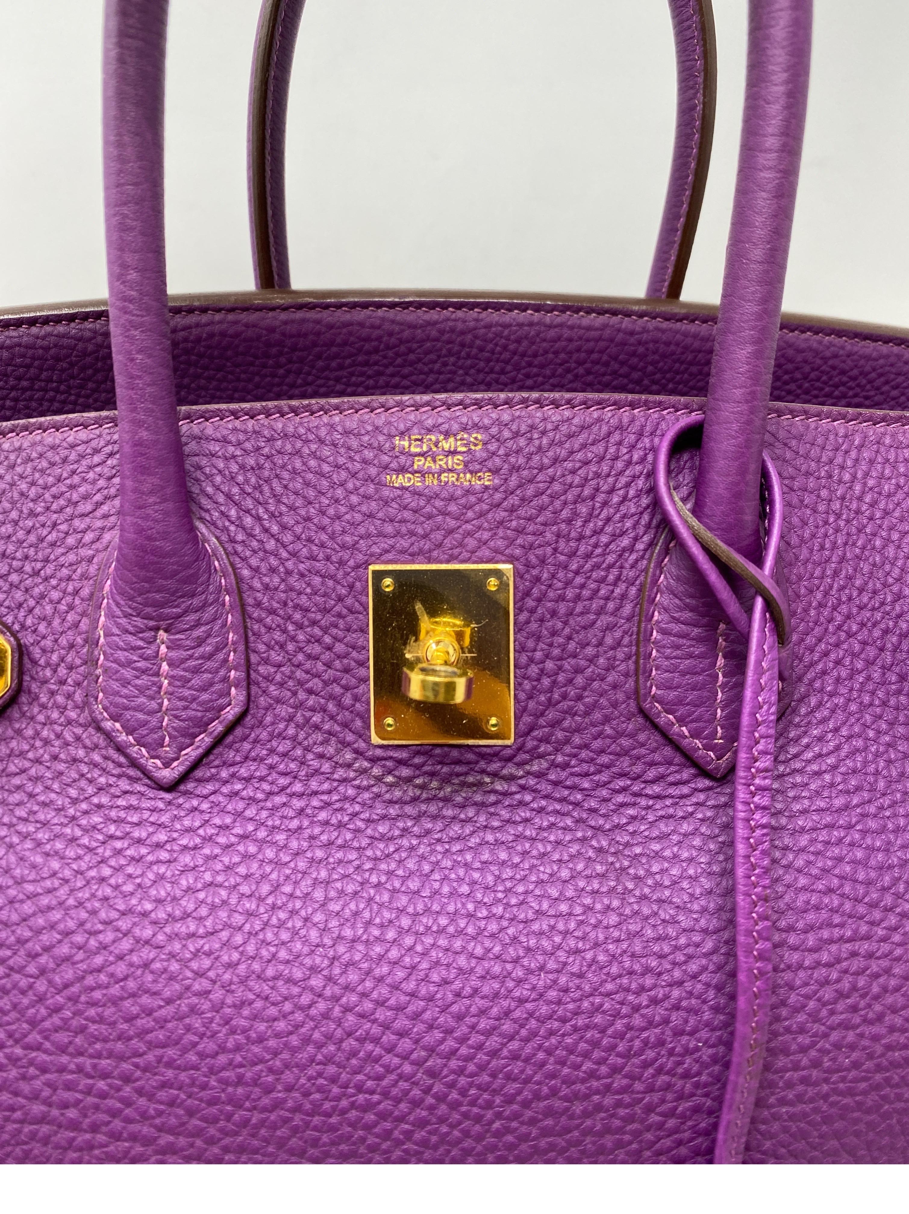 purple birkin bag