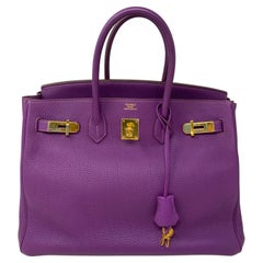 Hermes Birkin Anemone 35 Bag