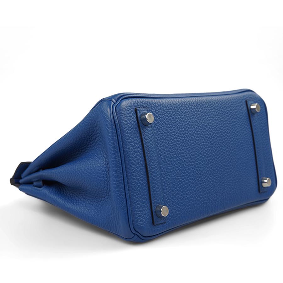 HERMES Birkin Bag  25 Togo Royal Blue 6