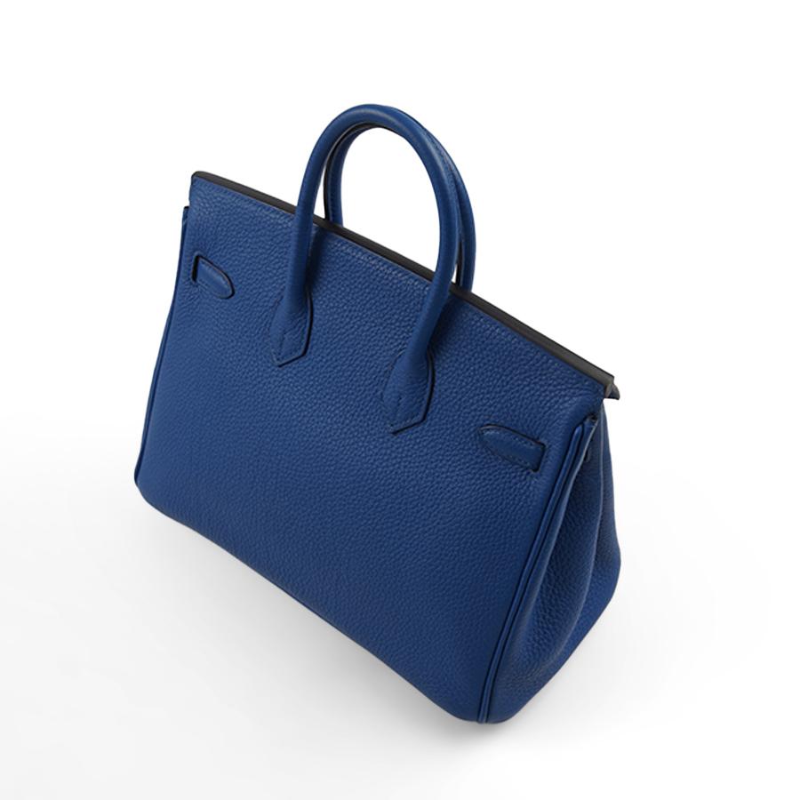 HERMES Birkin Bag  25 Togo Royal Blue 8