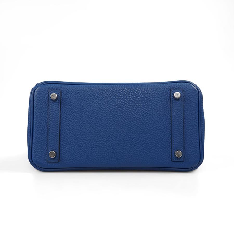 HERMES Birkin Bag  25 Togo Royal Blue 9