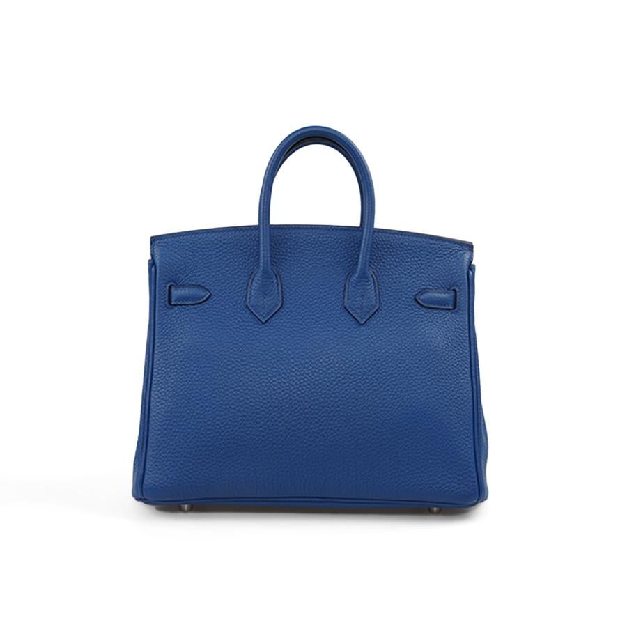 HERMES Birkin Bag  25 Togo Royal Blue 11