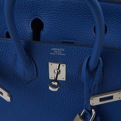 HERMES Birkin Bag  25 Togo Royal Blue