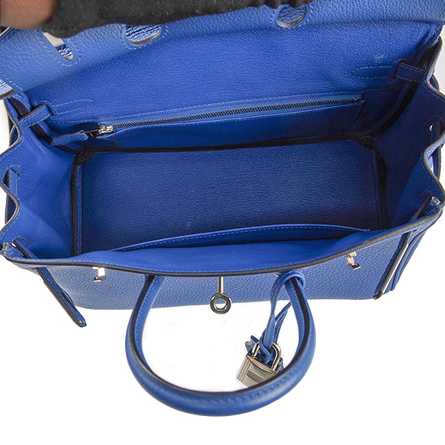 HERMES Birkin Bag  25 Togo Royal Blue 1