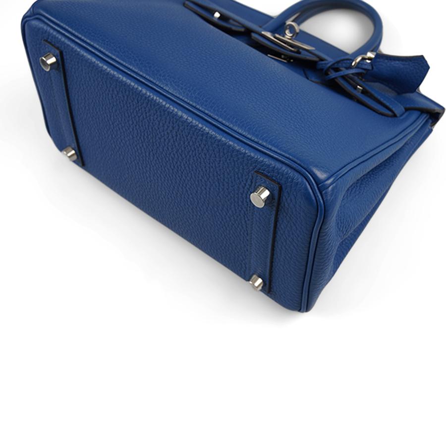 HERMES Birkin Bag  25 Togo Royal Blue 4