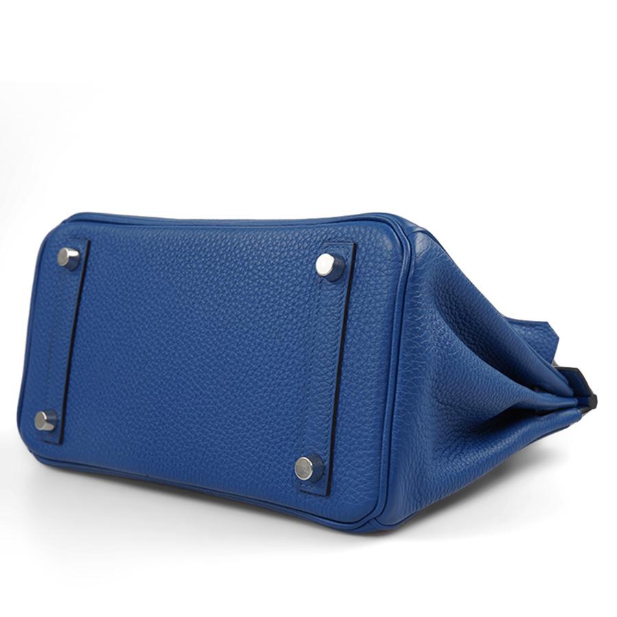 HERMES Birkin Bag  25 Togo Royal Blue 5