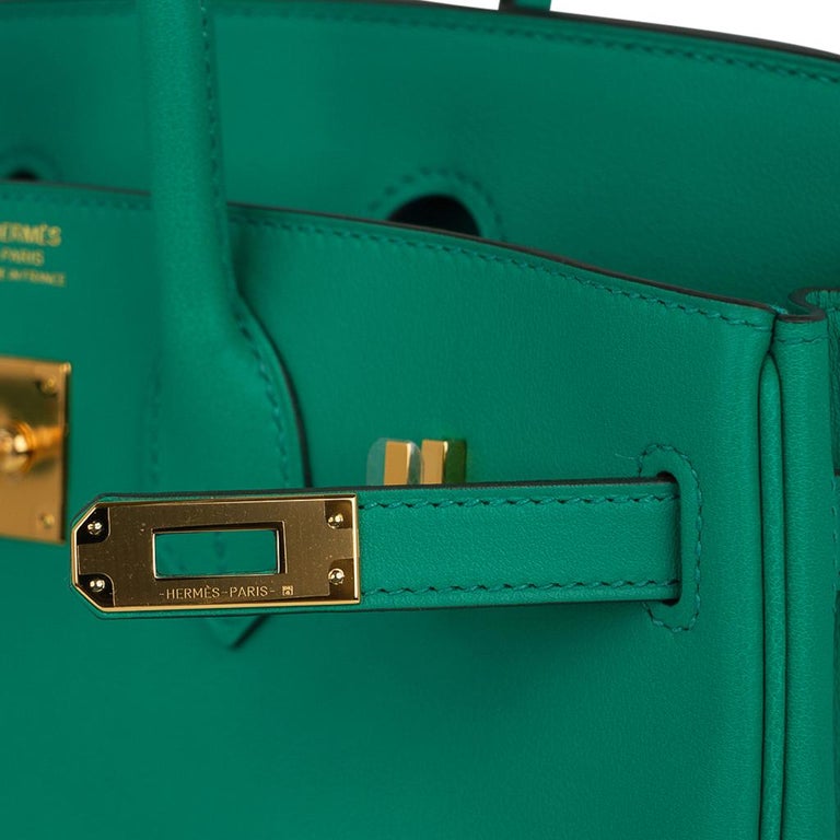 Hermès Birkin 25 Vert Vertigo Swift GHW ○ Labellov ○ Buy and