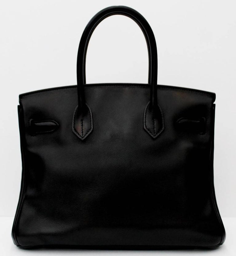 Hermes Birkin Bag 30cm Black Swift Leather 2010 at 1stdibs