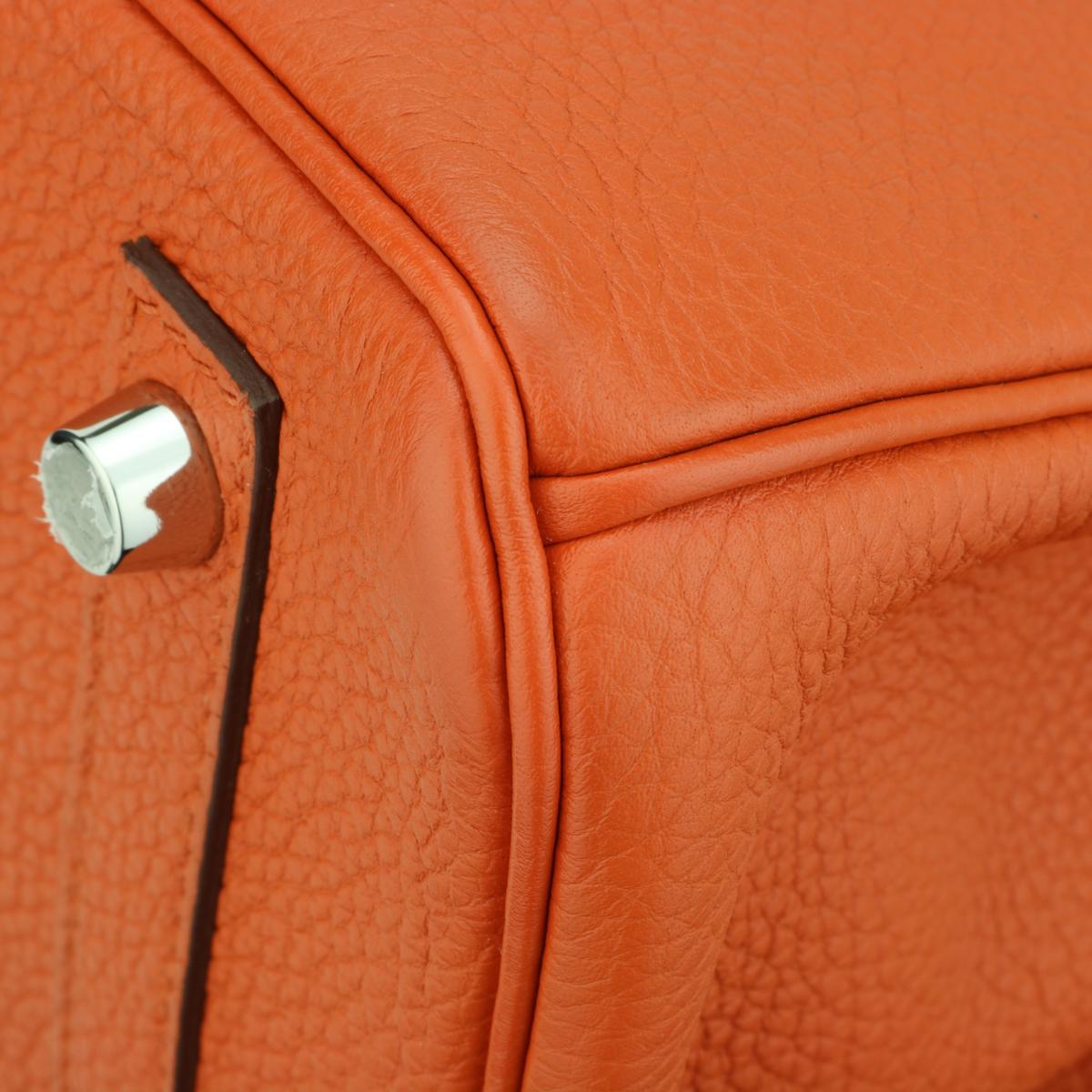 Hermès Birkin Bag 30cm Terre Battue Togo Leather with Palladium Hardware 2016 For Sale 5