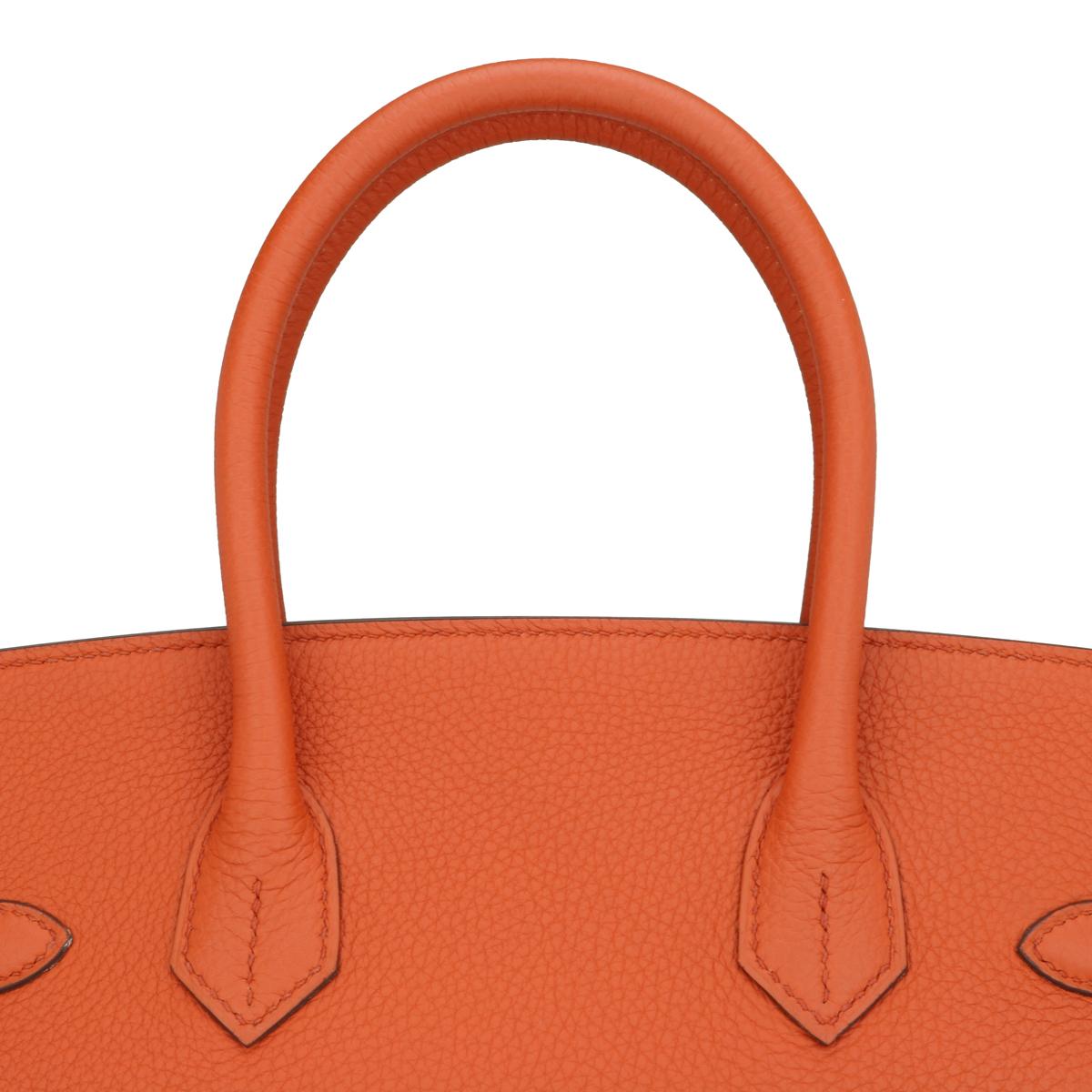 Hermès Birkin Bag 30cm Terre Battue Togo Leather with Palladium Hardware 2016 For Sale 8