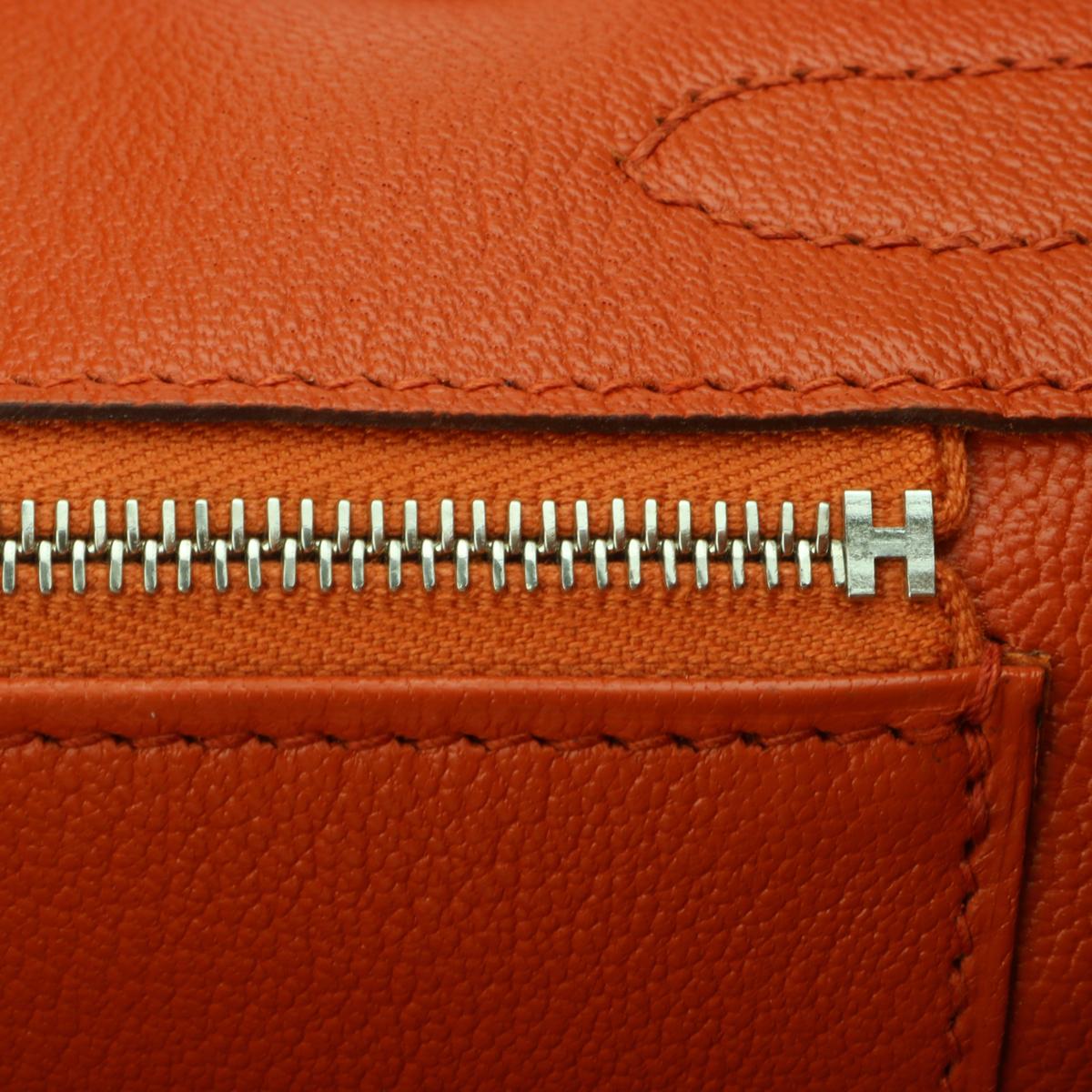 Hermès Birkin Bag 30cm Terre Battue Togo Leather with Palladium Hardware 2016 For Sale 13