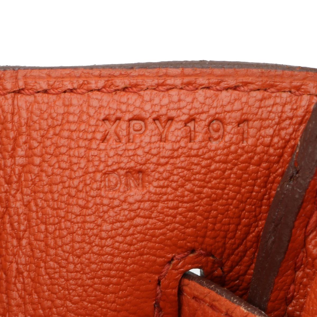 Hermès Birkin Bag 30cm Terre Battue Togo Leather with Palladium Hardware 2016 For Sale 14