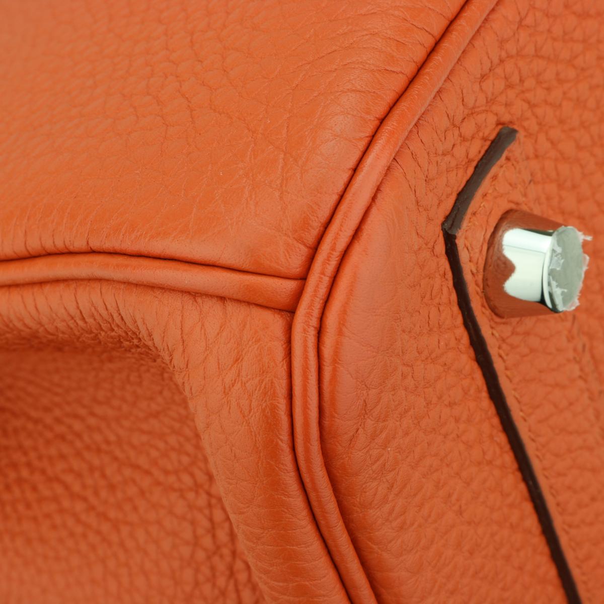 Hermès Birkin Bag 30cm Terre Battue Togo Leather with Palladium Hardware 2016 For Sale 2
