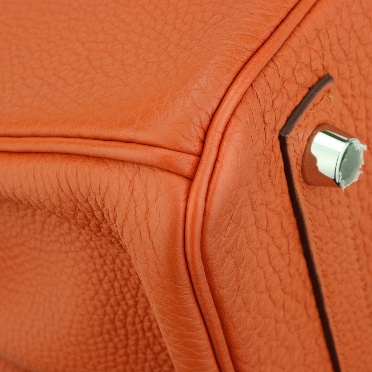 Hermès Birkin Bag 30cm Terre Battue Togo Leather with Palladium Hardware 2016 For Sale 4