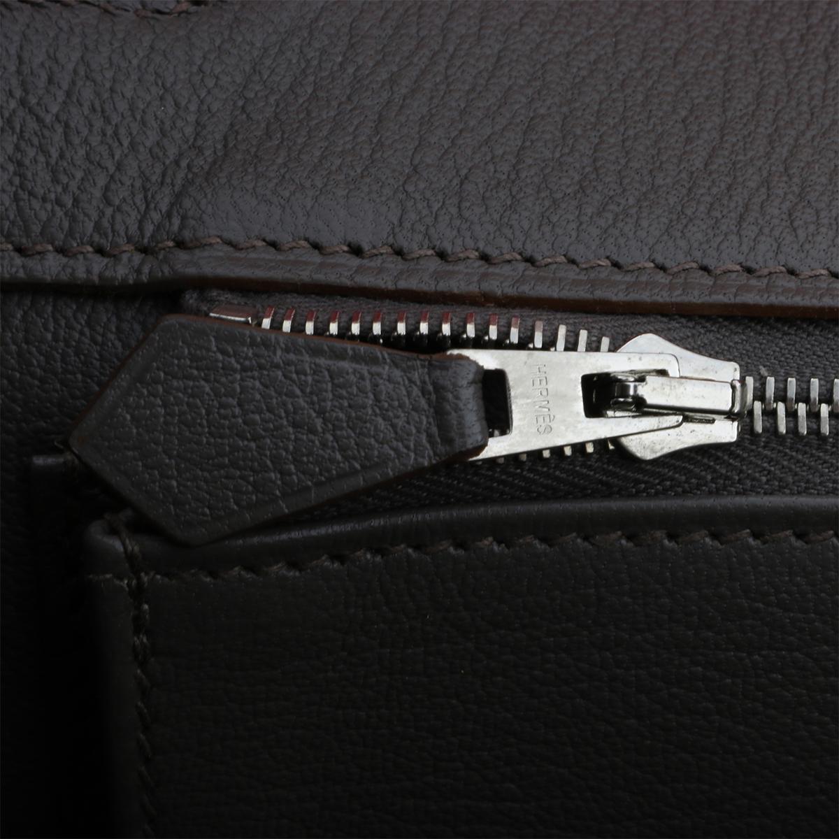 Hermès Birkin Bag 35cm Bag HSS Rouge Pivoine/ Etain Epsom w/Brushed PHW 2012 9
