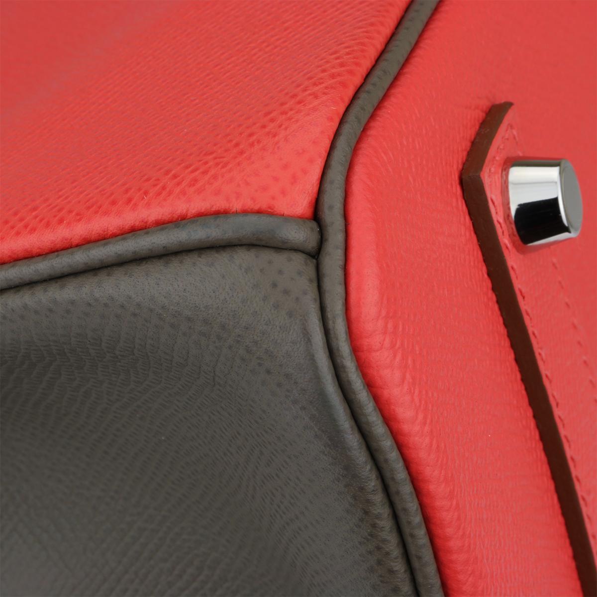 Hermès Birkin Bag 35cm Bag HSS Rouge Pivoine/ Etain Epsom w/Brushed PHW 2012 1