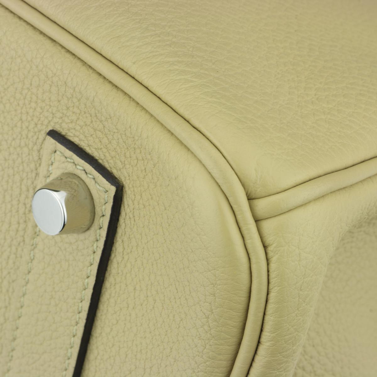 Hermès Birkin Bag 35cm Tasche Trench Togo Leder mit Palladium Hardware Stempel X 5