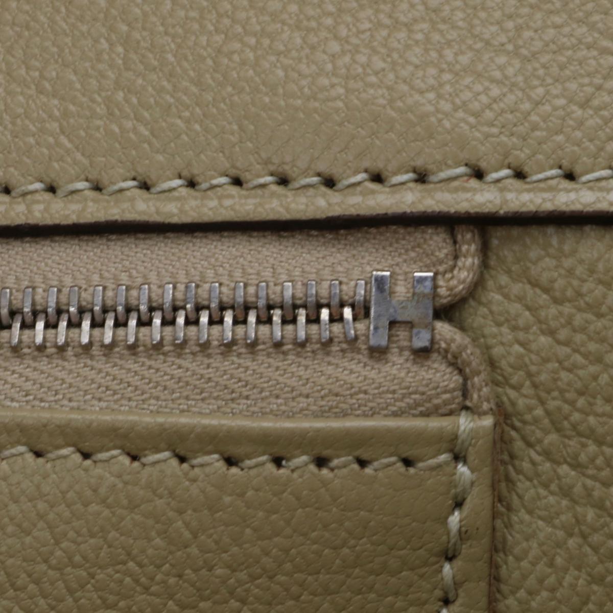 Hermès Birkin Bag 35cm Tasche Trench Togo Leder mit Palladium Hardware Stempel X 12