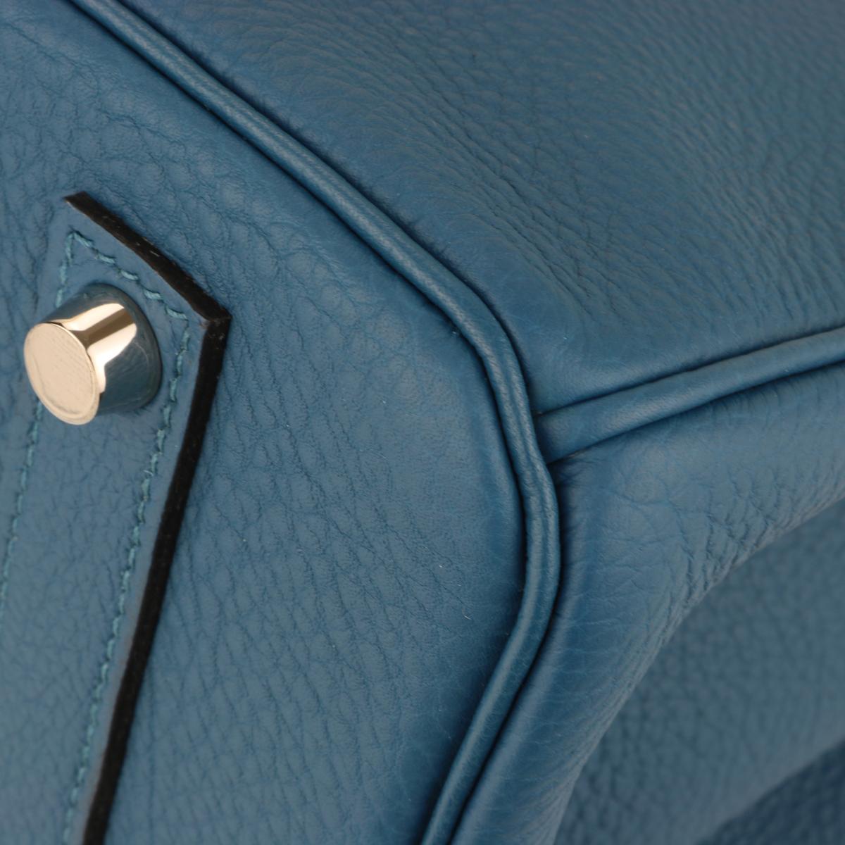 Hermès Birkin Bag 35cm Bleu de Galice Togo Leather w/PHW 2013 4