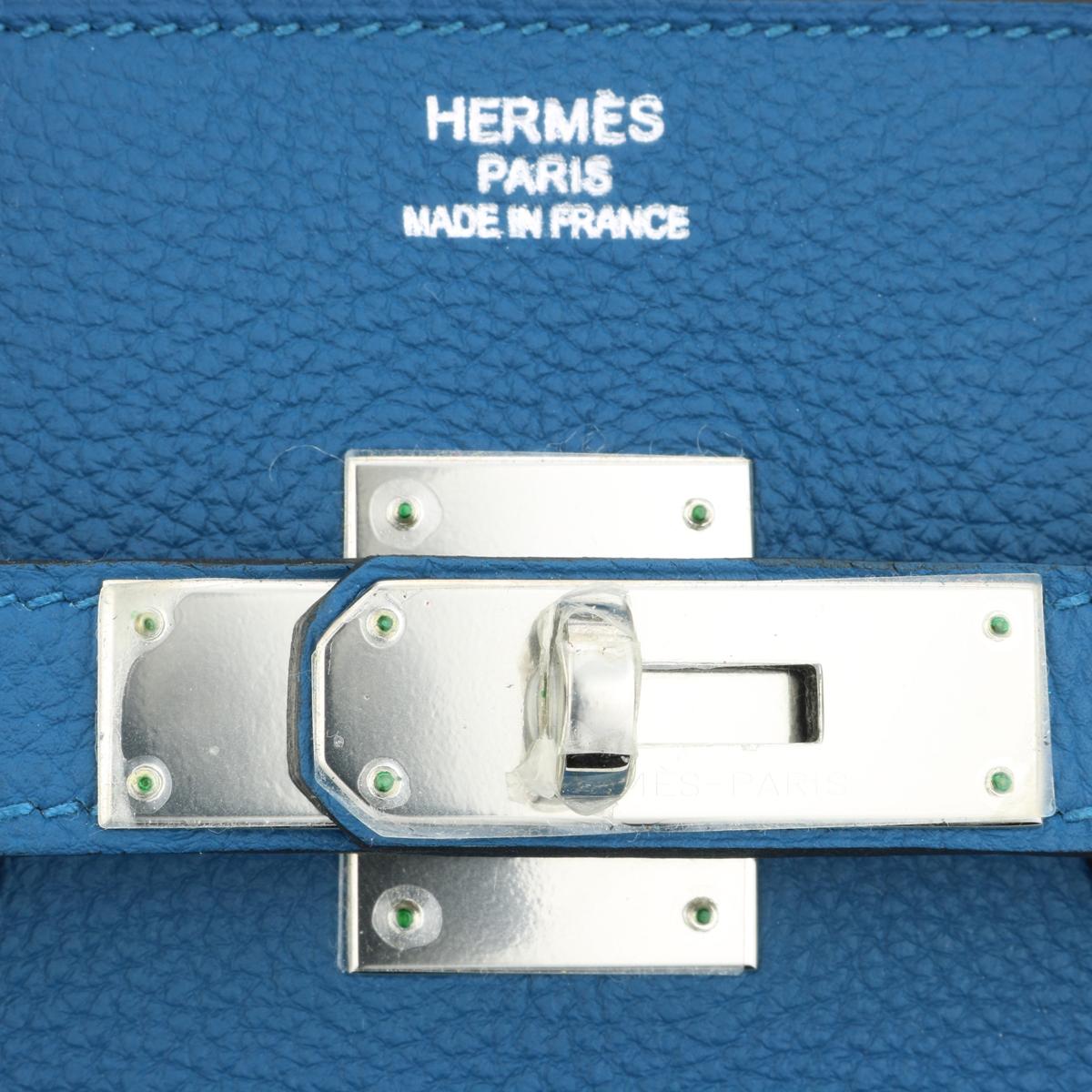 Hermès Birkin Bag 35cm Bleu de Galice Togo Leather w/PHW 2013 5