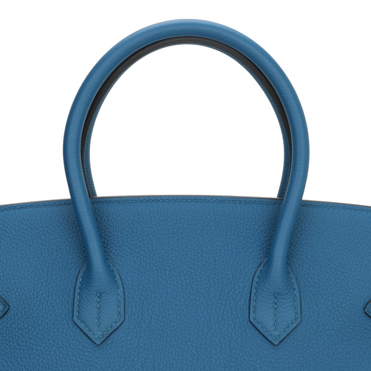 Hermès Birkin Bag 35cm Bleu de Galice Togo Leather w/PHW 2013 6