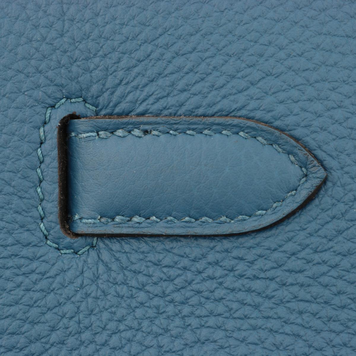Hermès Birkin Bag 35cm Bleu de Galice Togo Leather w/PHW 2013 7