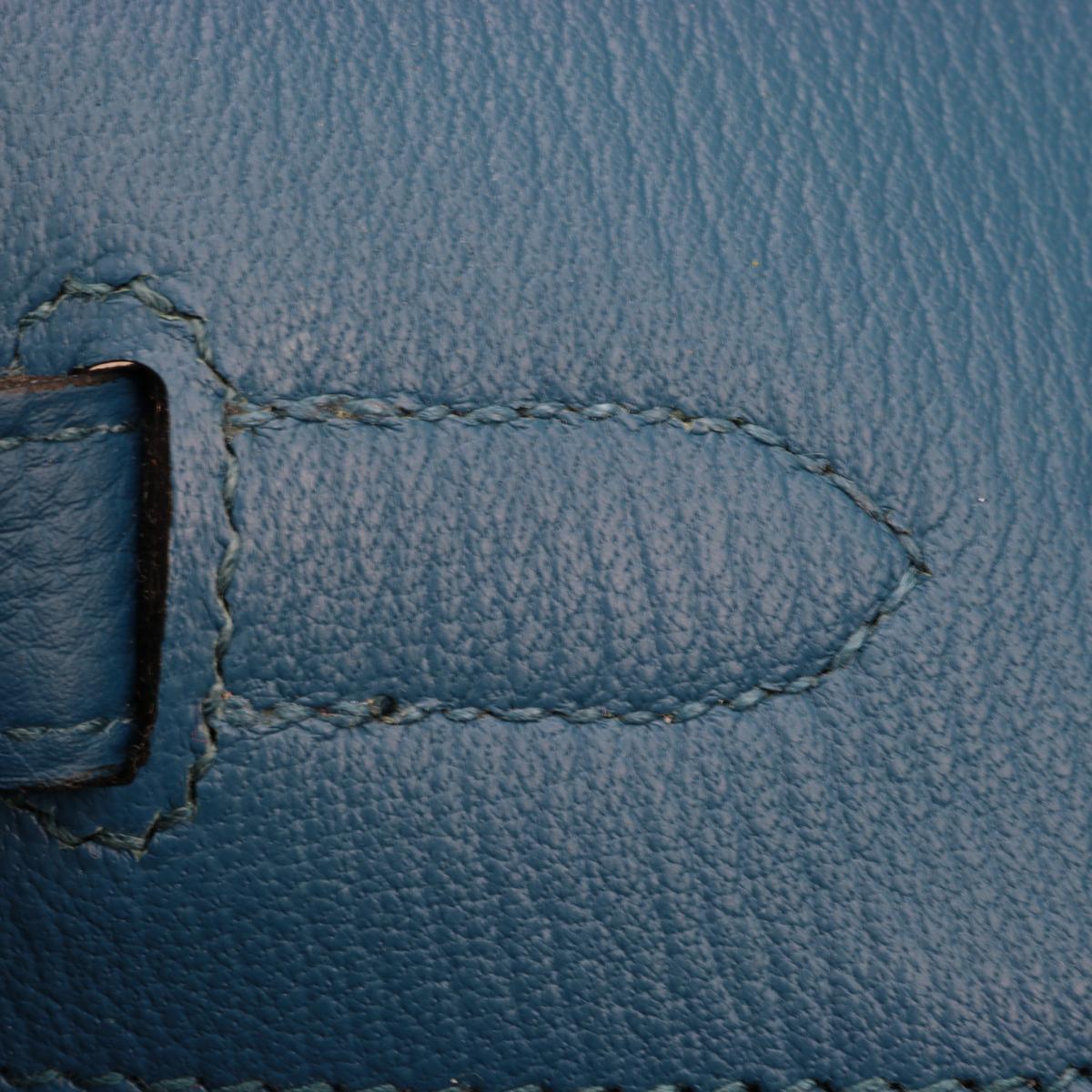 Hermès Birkin Bag 35cm Bleu de Galice Togo Leather w/PHW 2013 10