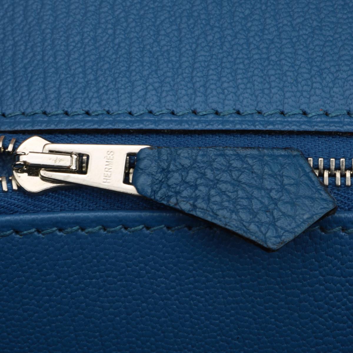 Hermès Birkin Bag 35cm Bleu de Galice Togo Leather w/PHW 2013 11