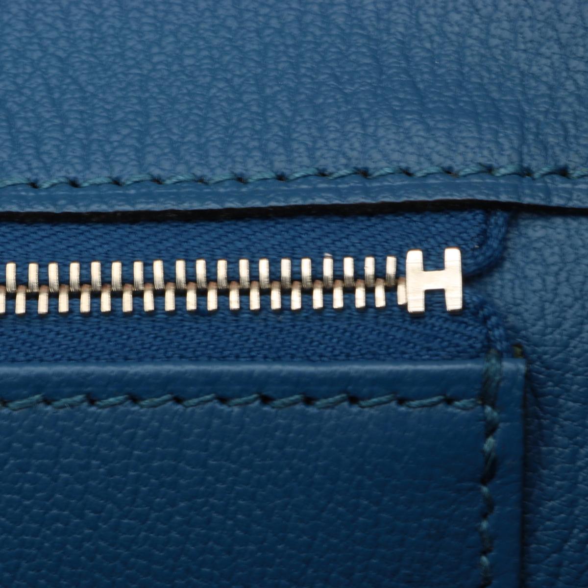 Hermès Birkin Bag 35cm Bleu de Galice Togo Leather w/PHW 2013 12