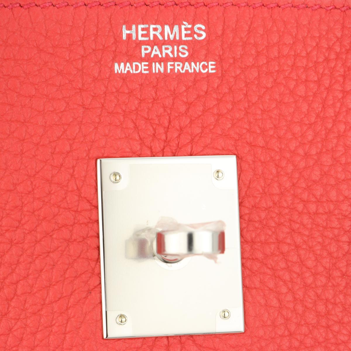 Hermès Birkin Bag 35cm Bougainvillier Taurillon Clemence Leather w/PHW 2017 6