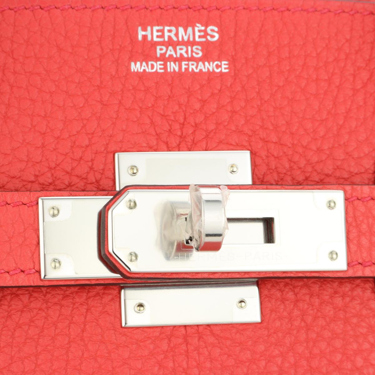 Hermès Birkin Bag 35cm Bougainvillier Taurillon Clemence Leather w/PHW 2017 7